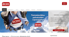 Desktop Screenshot of decens.fi