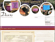 Tablet Screenshot of decens.hu